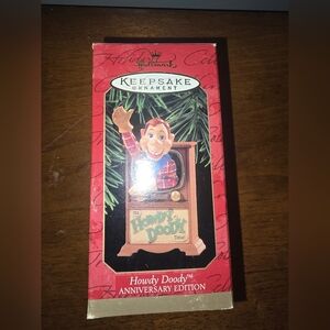 Hallmark Keepsake Howdy Doody Ornament - Red and Brown